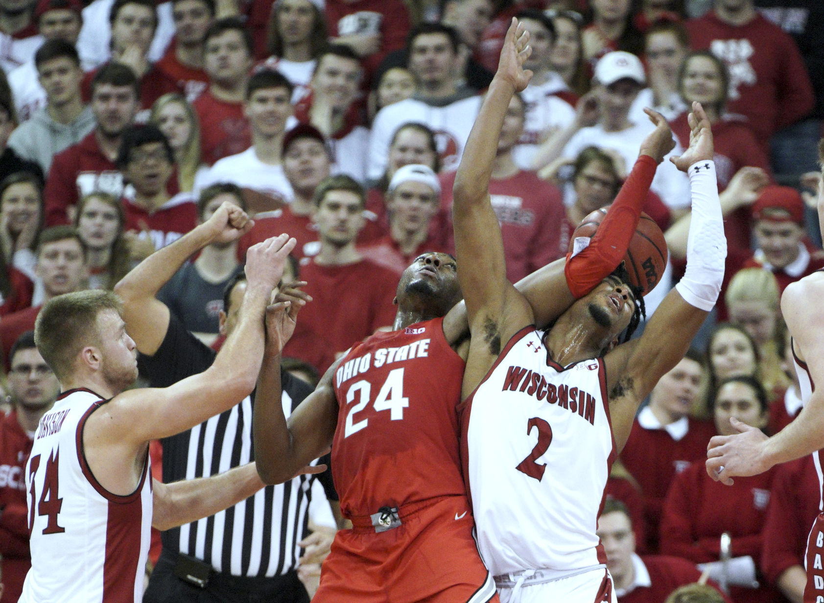 Badgers 70, Buckeyes 57